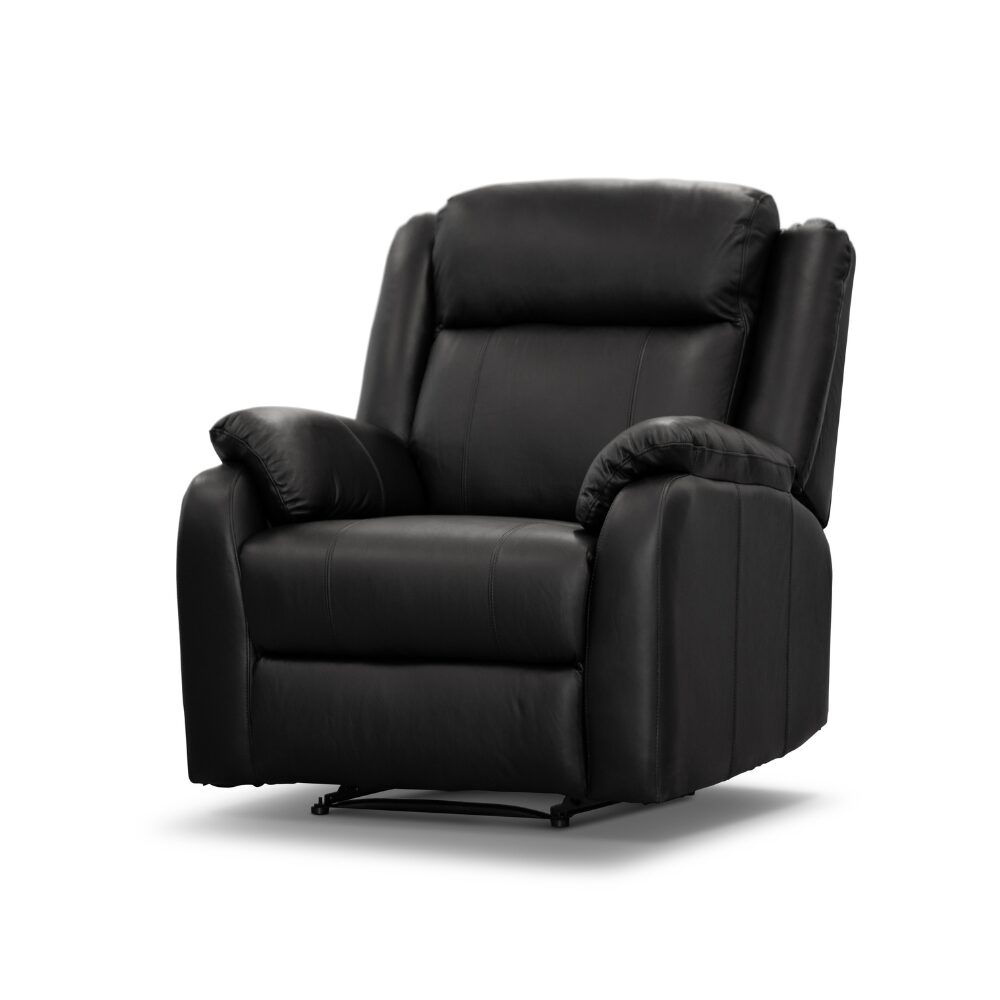 Lexington Electric 1 Seater recliner-Black-Full leather