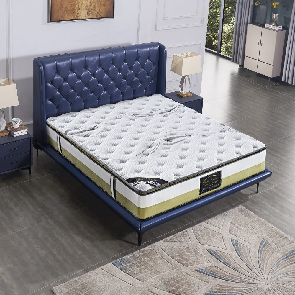 Memory Pillow Top Pocket Spring Medium Mattress-Queen