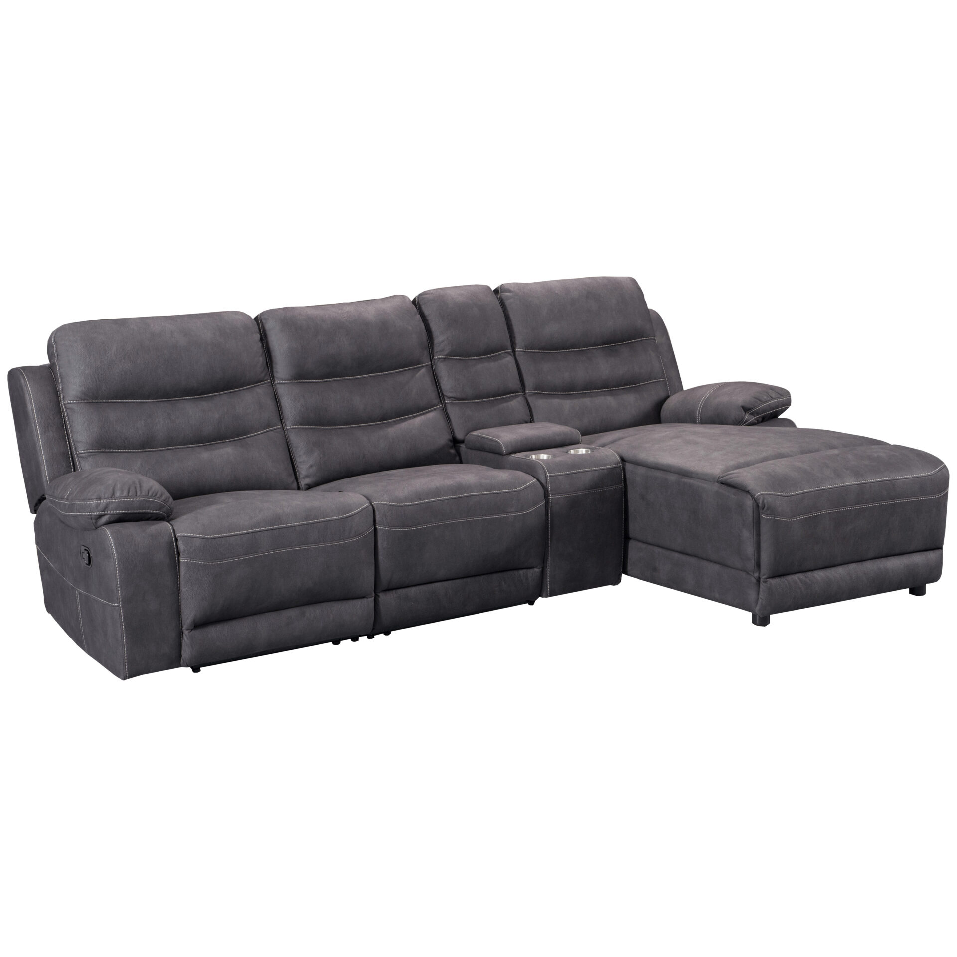 Ridgeway Brooklyn 2RRC+RHF Chaise Charcoal