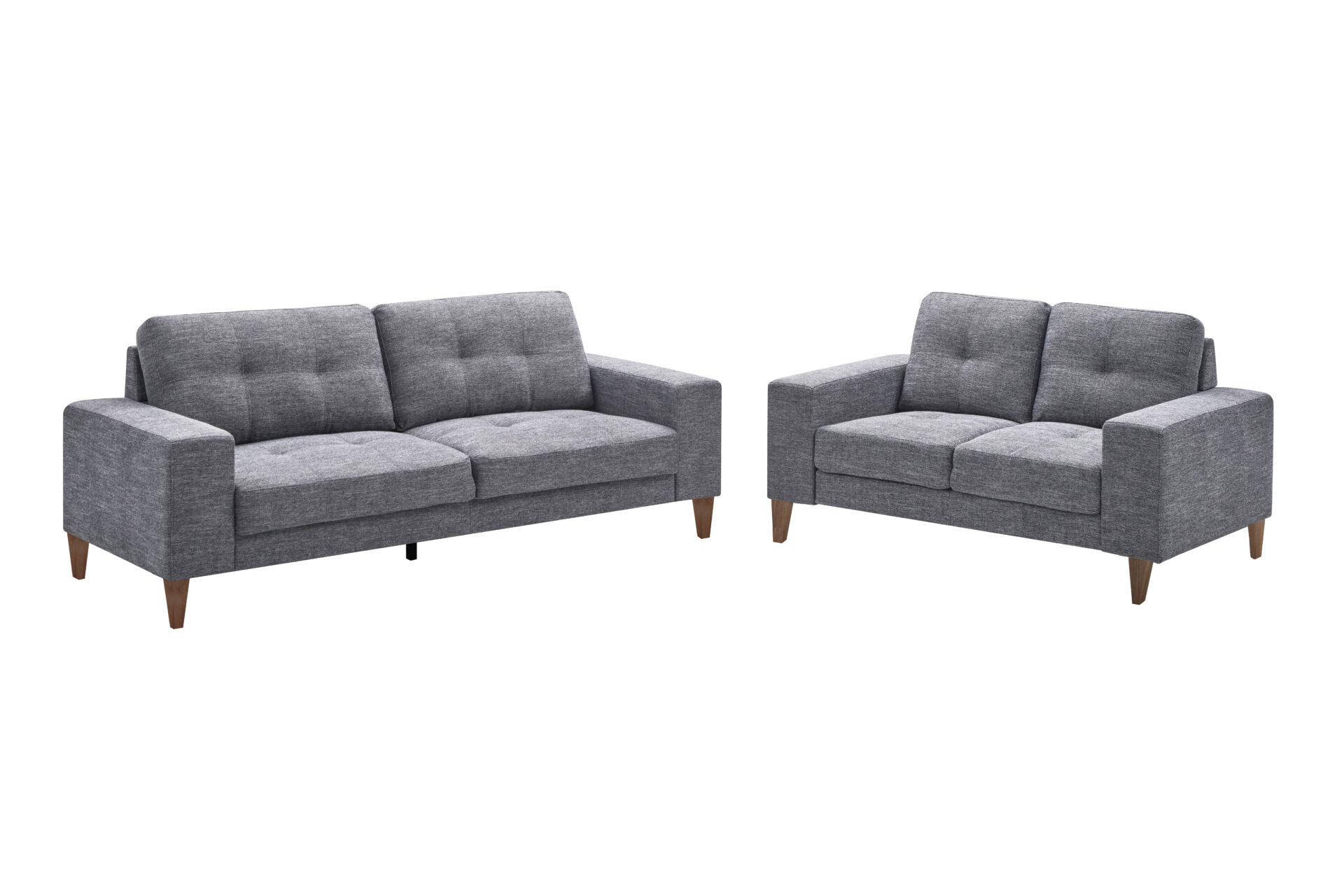 VOL-CLUB-01 CLUB FAB 3S+2S SOFA SET-GREY
