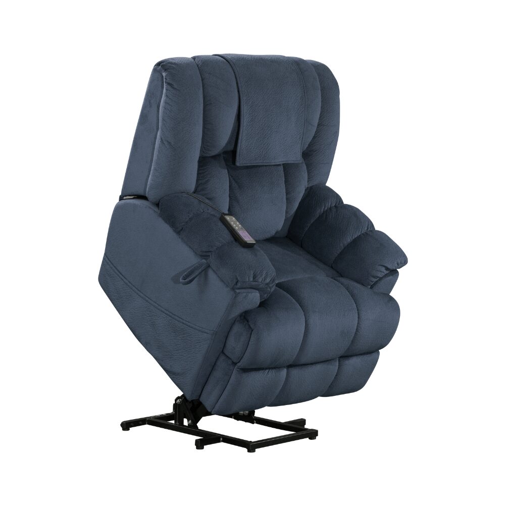 Arnold 135 kg weight capacity Fabric Lift Chair- Steel color