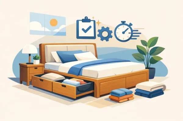 Buy a Bed Frame With Drawers That Works Hard