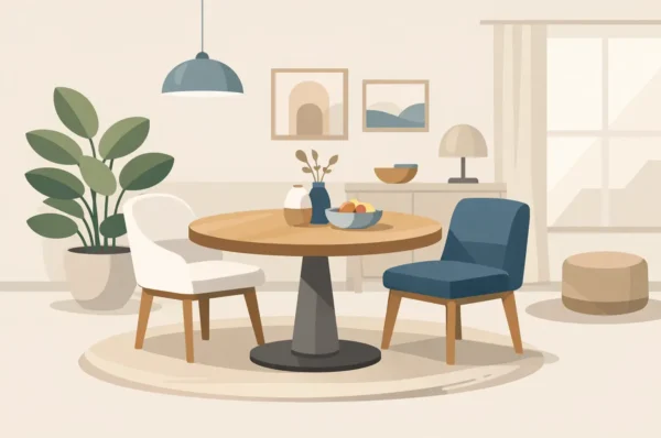 Round Dining Tables for Small Spaces That Fit