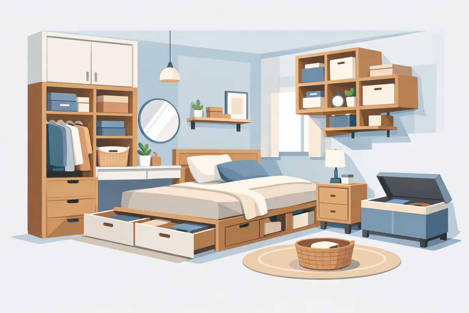 Storage Furniture for Small Bedrooms That Works