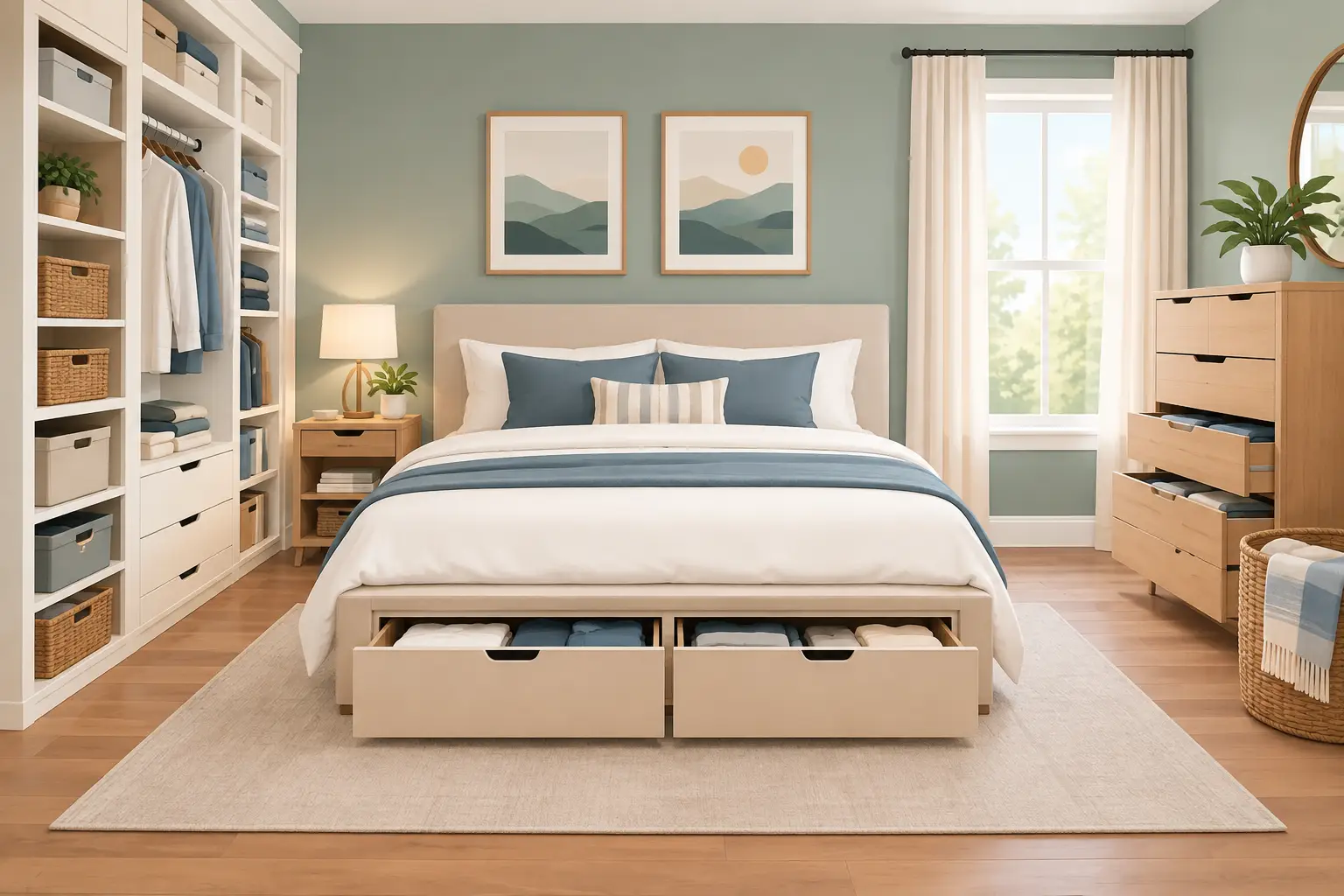 12 Family Bedroom Storage Ideas That Work