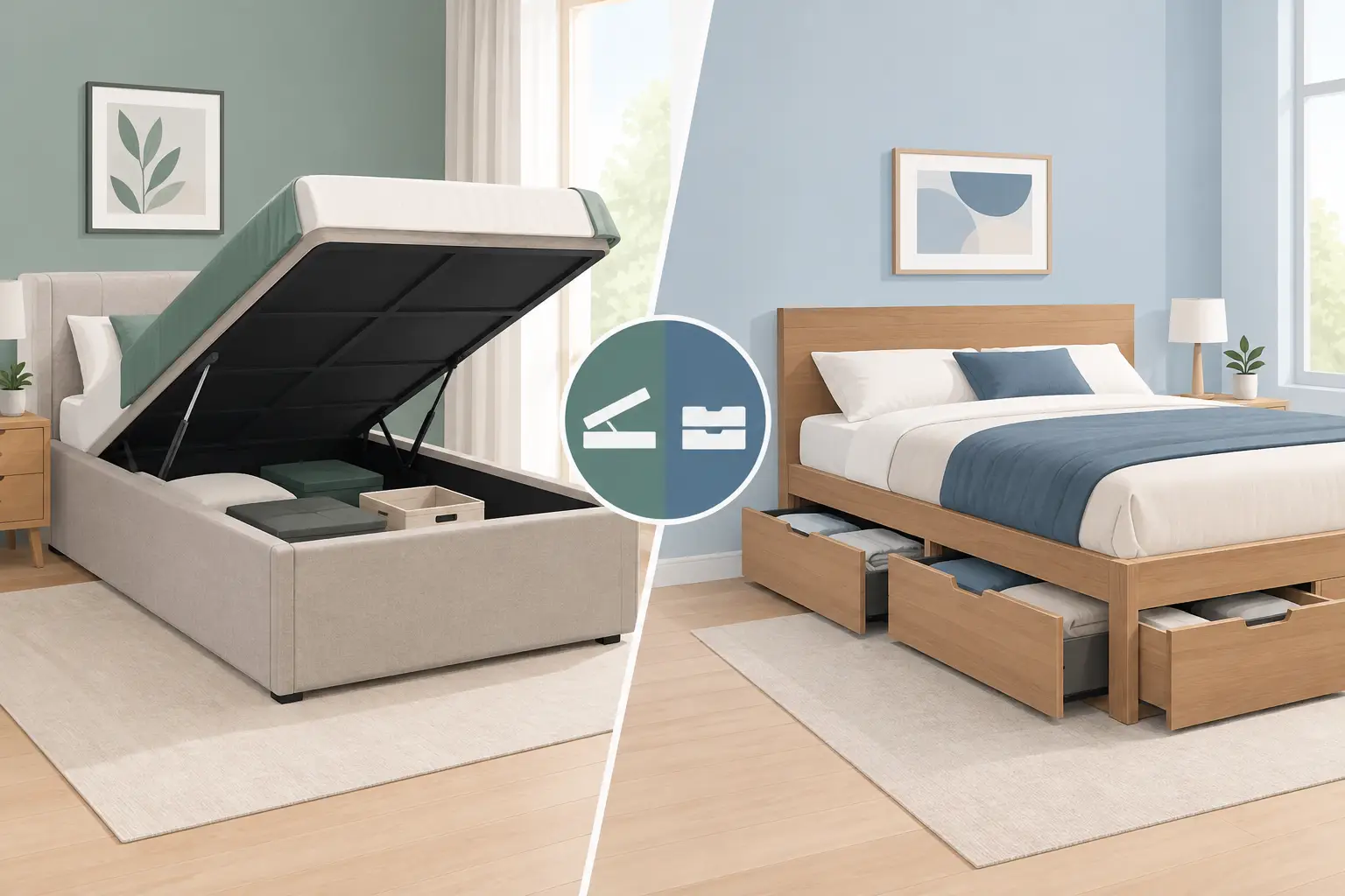 Gas Lift Beds Versus Drawers - Which Suits You?