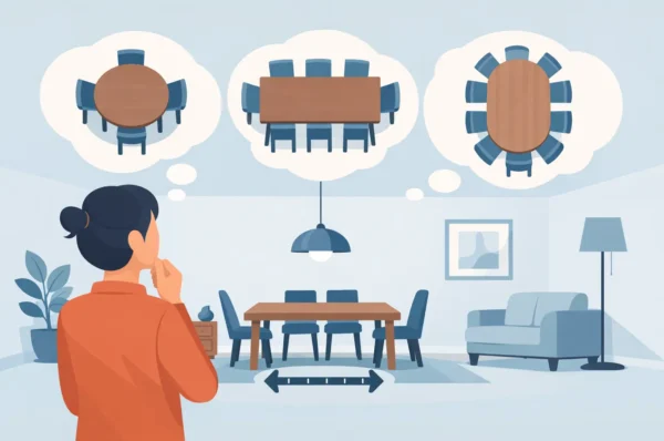 What Size Dining Table Fits Your Dining Room?